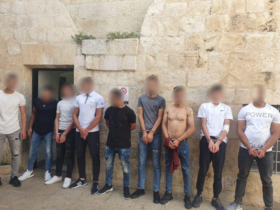 الشرطة الاسرائيلية : اعتقال عدة شبان من القدس